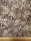 Brown and Beige Multi Print Snakeskin Stretch Mesh Fabric By the Yard